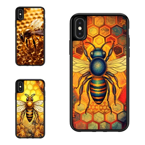 Waben Honigbiene für Galaxy S9 S10 S10E S20 S21 FE Plus Unikat Hülle - Bild 1 von 25