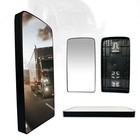 SPLENDID Upper Mirror Glass for 2013-2020 Kenworth T680 T880, Flat, Heated