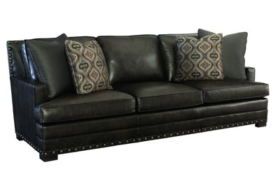 Cantor Leather Sofa With Down Blend Seats By Bernhardt In 100 Top Cantor Leather Sofa With Down Blend Seats By Bernhardt In 100 Top Grain 165 222