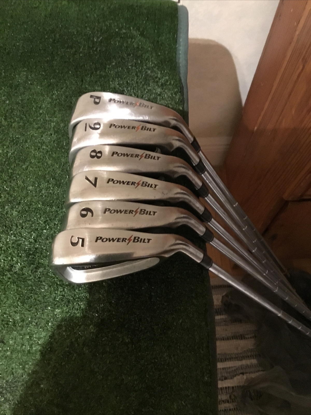 Powerbilt Dynasty II Irons Set (5PW) Lightweight Steel Shafts eBay