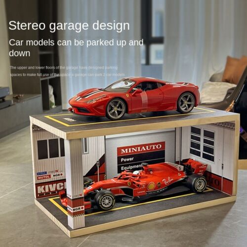 1:18/24 Diorama Car Garage Model City Street Car Parking Lot Scene Display Model - Picture 5 of 16