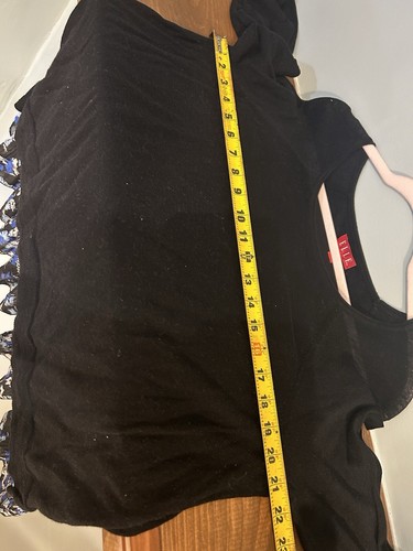 elle navy sweater xl Layered Look Long Sleeve - Picture 9 of 9