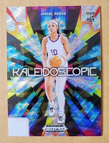 2024 Prizm Draft Picks Angel Reese #20 Kaleidoscopic Silver Wave 20/99 RC Rookie