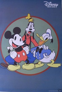 Image Is Loading DISNEY 034 MICKEY MOUSE DONALD DUCK Amp GOOFY