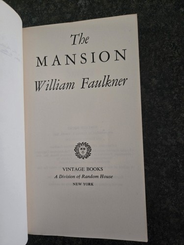 The Mansion von William Faulkner Vintage Edition 1959 Gd+ Taschenbuch - Bild 8 von 12