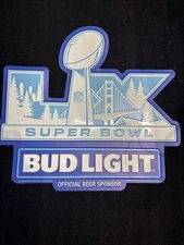 Bud Light Super Bowl LX Tin Sign 21x23 Official NFL Beer Sponsor mancavedecor