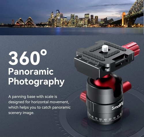 SmallRig Mini Tabletop Tripod (Arca) w/ 360° Ball Head for Camera/GoPro/ Phone - Picture 4 of 7