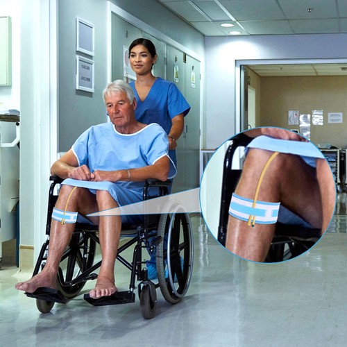 Thinp 2 Pieces Catheter Supplies, Catheter Leg Bag Holder Leg Bag Straps Urin... - Picture 5 of 7