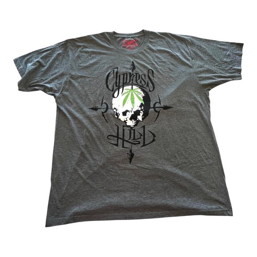 Cypress Hill Graphic T SHIRT 3XL TEE Men's Women's Skull & Weed 100% Cotton Top - Picture 1 of 7
