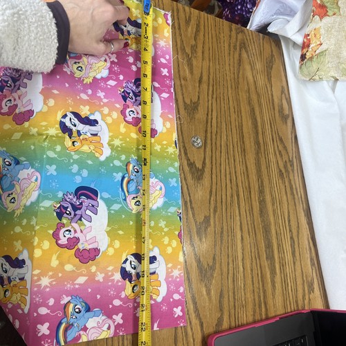 1 yd cotton fabric - My Little Pony Ombre Toss CP52704 Hasbro Springs Creative - Picture 9 of 9