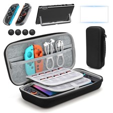 Travel Carry Case Bag for Nintendo Switch 2 w/ Protective Cover Screen Protector