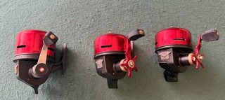 3 Vintage Abu Matic Garcia (Two 170's One 180) Closed Face Fishing Reels Sweden