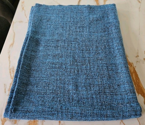 Rare Colour IKEA Gurli Teal Blue Blanket Throw 120 x 180 cm Acrylic Polyester. - Picture 3 of 5