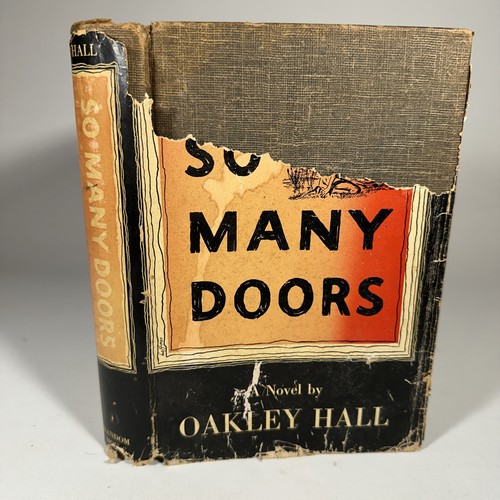 OAKLEY HALL *RARE!!!* SO MANY DOORS 1ST EDITION HC W/DJ 1950 "THE LOST NOVEL" - Imagen 1 de 6