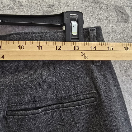 Lee Pants Women's Size 4 Long Relaxed Fit Straight Leg Charcoal Black Stretch - Picture 6 of 7