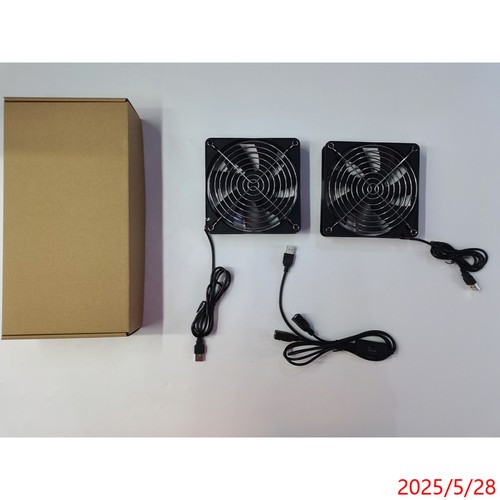 Wentylator 2 w 1 USB 140mm, cichy wentylator obudowy komputera PC Regulowany podwójny wentylator - Zdjęcie 17 z 17