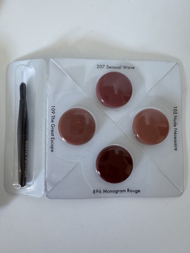 LOUIS VUITTON LIPPENSTIFT PROBE 4 FARBEN MONOGRAM SENSUAL WAVE NUDE GREAT ESCAPE - Bild 7 von 11