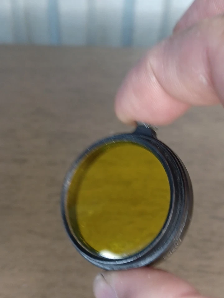 Leica E.Leitz.Wetzlar A-36 Black Rim Yellow With no.2 Filter - Image 4 of 4