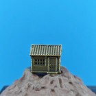 Country Cottage Brass Ornaments Bonsai Fish Tanks and Miniature House Models