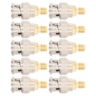 RF Adapter Kit 10Pcs SMA Female to BNC Male Coaxial Connectors for Instruments