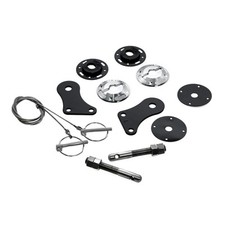 Drake Muscle Cars Hood Pin Kit Billet Aluminumstainless Steel Mustang 2005-2009
