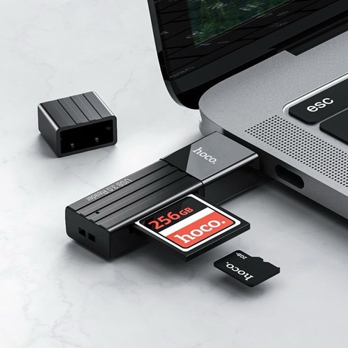 HOCO USB Card Reader Memory USB 3.0 High Speed Adapter Micro SD OTG Laptop 2TB - Picture 6 of 6