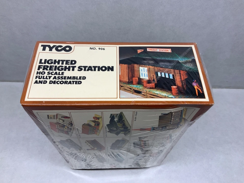 Vintage 1975 TYCO HO Scale Lighted Freight Station #906 NEW SEALED - Image 3 of 3