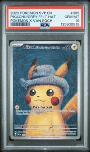 ピカチュウ with Gray Felt Hat Pikachu With Grey Felt Hat 085 Promo Card Pokemon Van Gogh