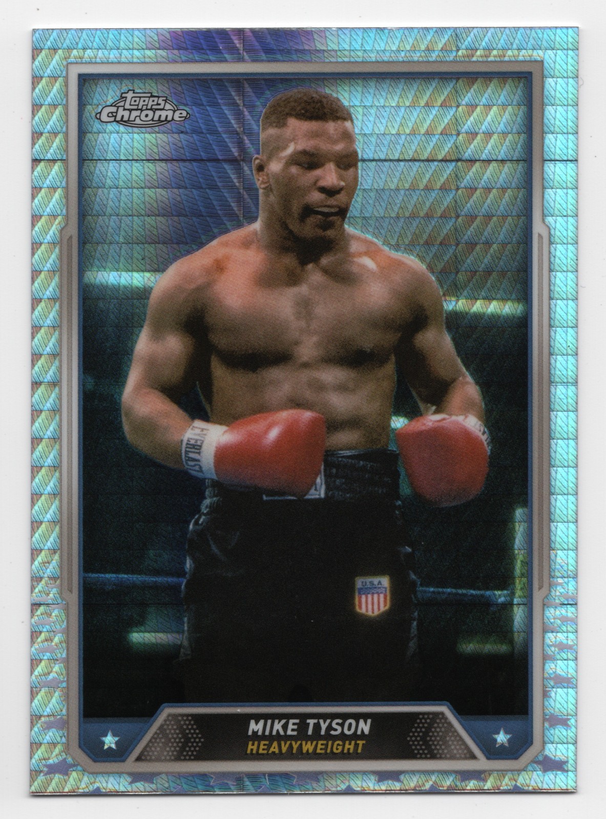 2024 Topps Chrome MIKE TYSON #35 Prism Refractor