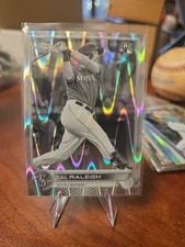 CAL RALEIGH ROOKIE RARE HYPER REFRACTOR HOLO Topps Chrome 2022 RC - MARINERS