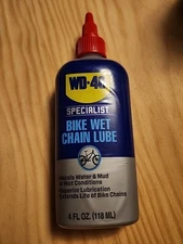 WD-40 Bike Chain Lubricant Wet Bicycle Lube 4oz Drip Bottle WD40
