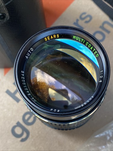 Sears MC 135mm f2.8 Prime Telephoto Lens for Pentax 35mm Camera K PK Mount EP514 - Picture 4 of 14