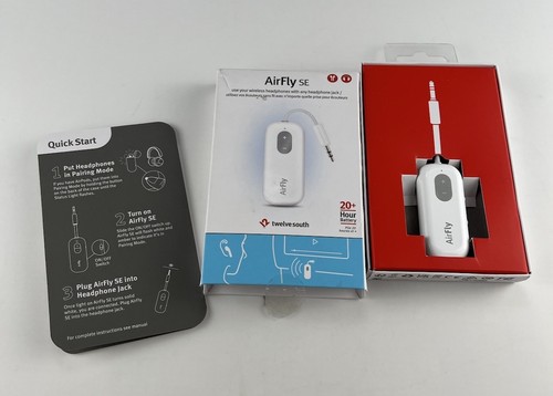 Airfly SE Twelve South Emetteur / Récepteur Bluetooth Jack 3,5mm 20h Autonomie - Photo 5 sur 8