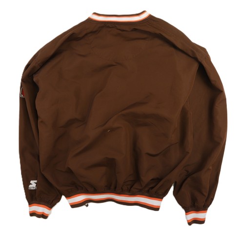 Vintage Cleveland Browns Starter Pullover Windbreaker Übergangsjacke Medium NFL - Bild 2 von 8