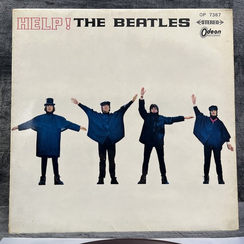 Beatles – Help 1965 1st Japan Pressing LP Red Vinyl Record Schallplatte OP7387