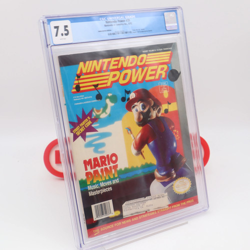 NINTENDO POWER ISSUE #39 - MARIO PAINT COVER - CGC GRADED 7.5 - Picture 3 of 10
