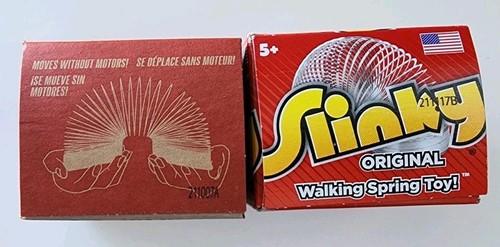 (2) Nuevo Juguete Original Slinky Metal Walking Spring Niños Hecho en EE. UU. - Imagen 5 de 5
