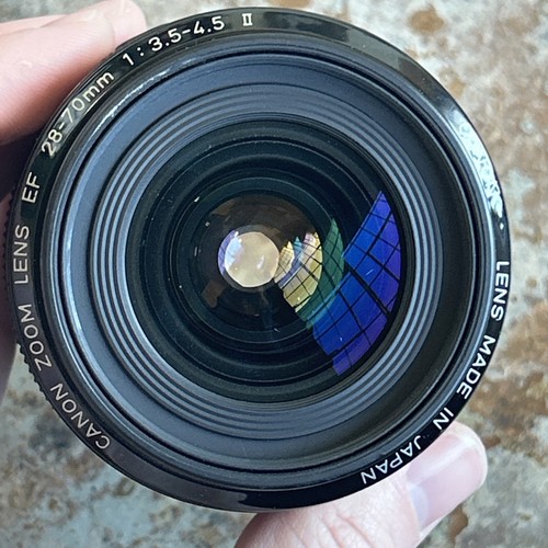 Canon EOS 28–70 f/3.5–4.5 II - 1988 EF Lens. Metal / Steel Mount / Auto focus