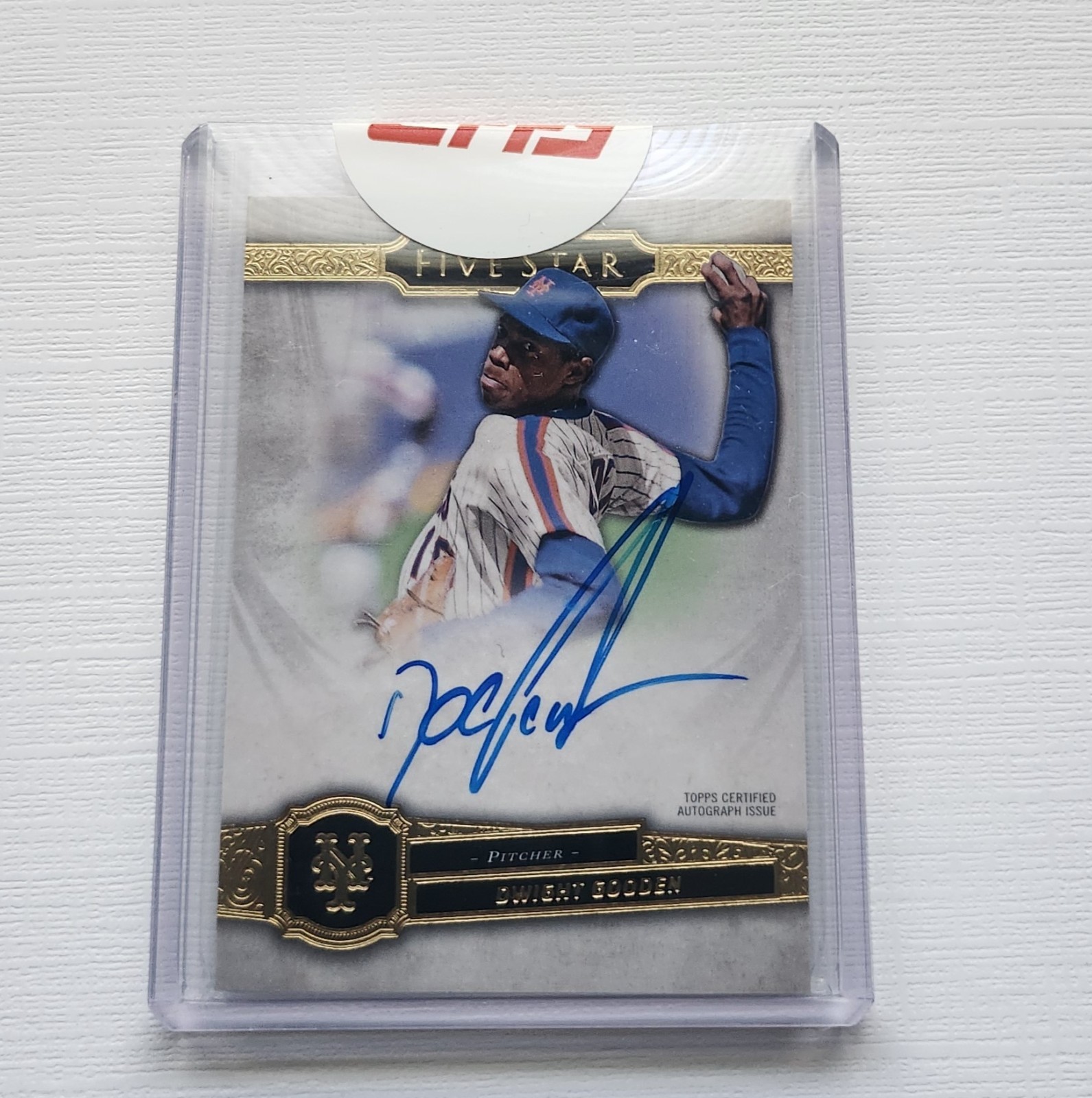 DWIGHT DOC GOODEN 2021 TOPPS FIVE STAR AUTO NEW YORK METS AUTOGRAPH
