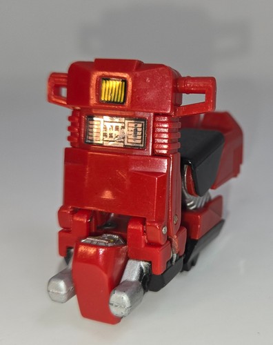 GoBots Scooter rot 1983 Actionfigur komplett transformiert guter Zustand - Bild 5 von 11