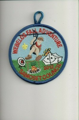 2012 Samoset Council Webelos Fall Adventure patch