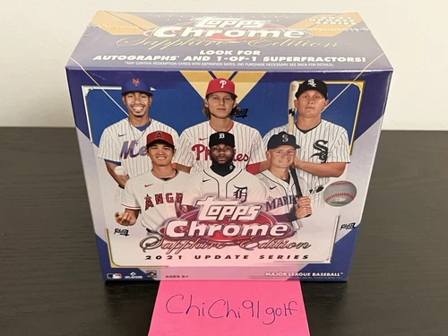 2021 Topps Chrome Baseball Update Series Sapphire Edition