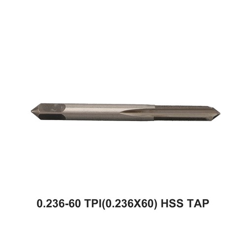 0.236-60 TPI (0.236x60) HSS High Speed Steel Tap For 1911 Grip Bushings And More - Picture 4 of 24