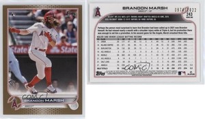 2022 Topps Series 1 Gold /2022 Brandon Marsh #243 Rookie RC