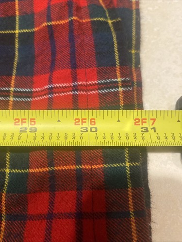 Polo by Ralph Lauren XL Flannel Shirt Plaid Red Blue Elbow Patch Long Sleeve - Picture 14 of 18