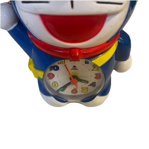 Doraemon Wecker 8" angehobener erhöhter Arm getestet/funktioniert - Bild 4 von 6