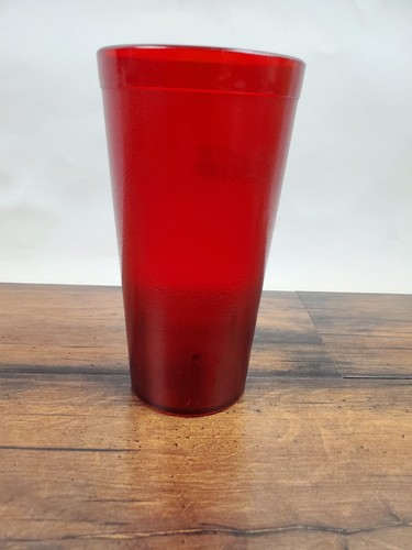 Vintage 80er 90er Pizza Hut Coca Cola rot Carlisle Kunststoff Restaurant Tasse - Bild 2 von 4
