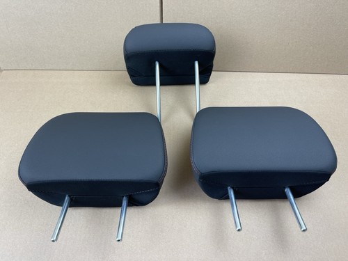 19 20 21 22 Subaru Forester Sport Headrest 2nd Row Rear Black Leather Red Stitch - Picture 8 of 8