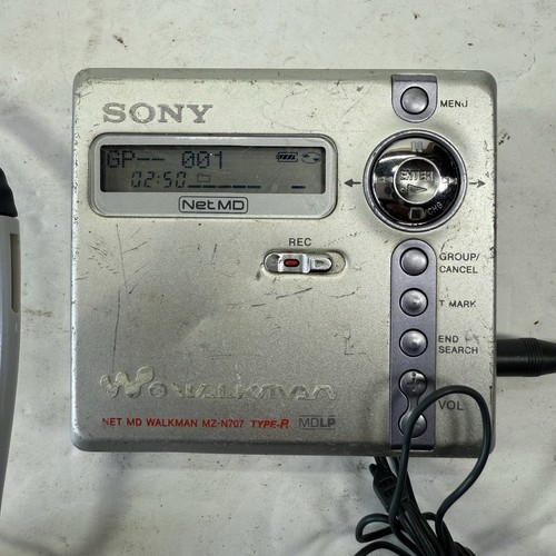 Sony Walkman MiniDisc NET MD MZ-N707 TYPE-R MDLP Plateado | PROBADO ✅ - Imagen 4 de 9