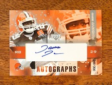 James Jackson 2003 Upper Deck Finite Autograph 248/300 Browns